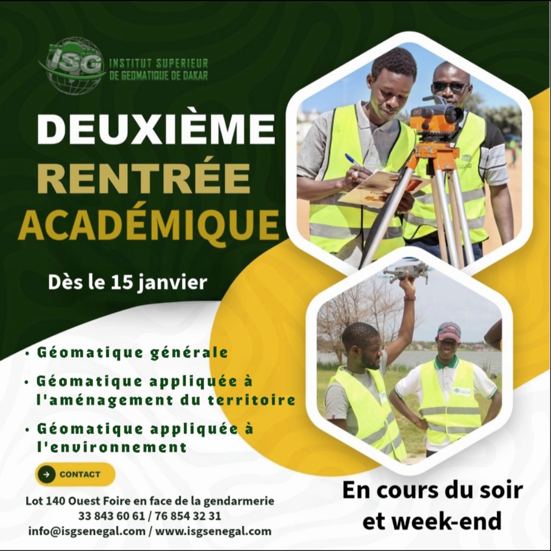 Vous désirez faire le BTS en géomatique en cours du soir ? Alors, faites vite avant le 15 janvier !!!